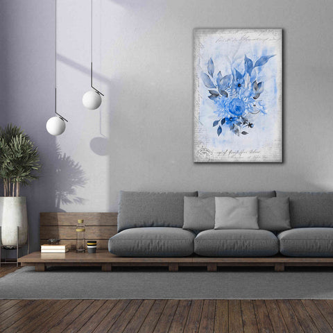 Image of 'Blue Flower Dream' by Andrea Haase, Giclee Canvas Wall Art,40 x 60