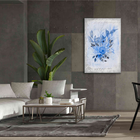 Image of 'Blue Flower Dream' by Andrea Haase, Giclee Canvas Wall Art,40 x 60
