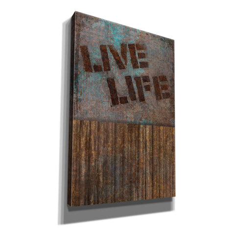 Image of 'Live Life' by Andrea Haase, Giclee Canvas Wall Art