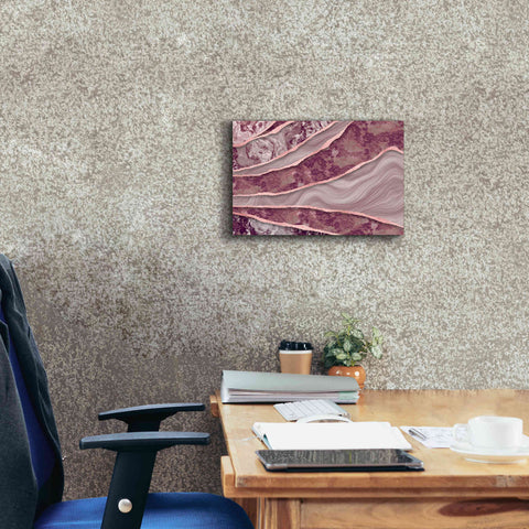 Image of 'Rose Quartz Marble And Stone' by Andrea Haase, Giclee Canvas Wall Art,18 x 12