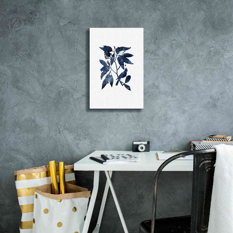 Image of 'Blue Night Bird' by Andrea Haase, Giclee Canvas Wall Art,12 x 18