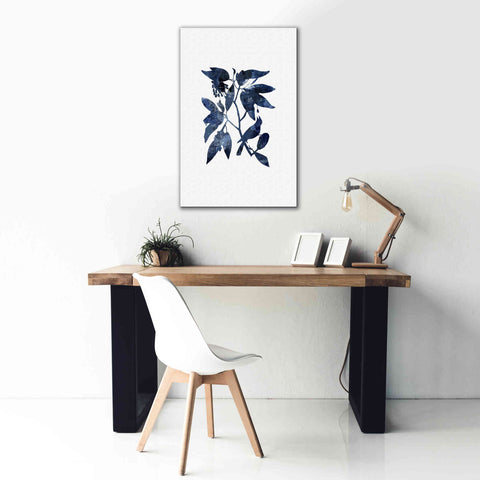 Image of 'Blue Night Bird' by Andrea Haase, Giclee Canvas Wall Art,26 x 40