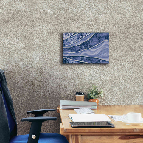 Image of 'Blue Marble And Stone' by Andrea Haase Giclee Canvas Wall Art,18 x 12