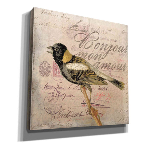 Image of 'Bonjour Mon Amour' by Andrea Haase Giclee Canvas Wall Art