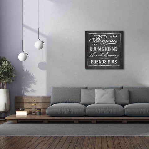 Image of 'Chalkboard Greeting' by Andrea Haase Giclee Canvas Wall Art,37 x 37