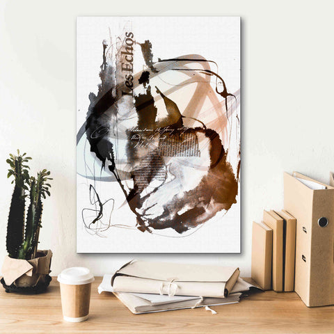 Image of 'Story Of Passion Brown' by Andrea Haase Giclee Canvas Wall Art,18 x 26