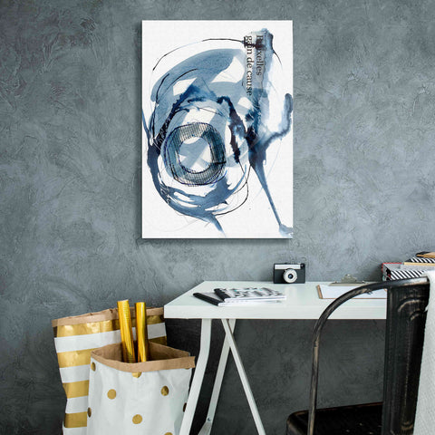 Image of 'Story Of Hope Blue' by Andrea Haase Giclee Canvas Wall Art,18 x 26