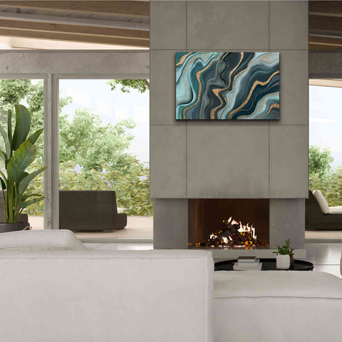 Image of 'Marbled Ink' by Andrea Haase Giclee Canvas Wall Art,40 x 26