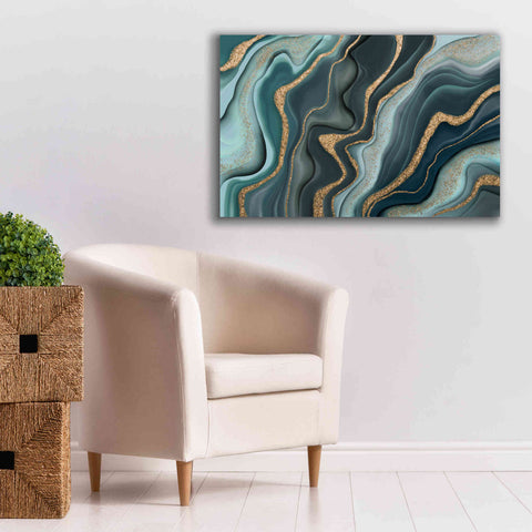 Image of 'Marbled Ink' by Andrea Haase Giclee Canvas Wall Art,40 x 26