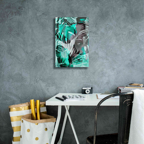 Image of 'Exotic Journey Green' by Andrea Haase Giclee Canvas Wall Art,12 x 18