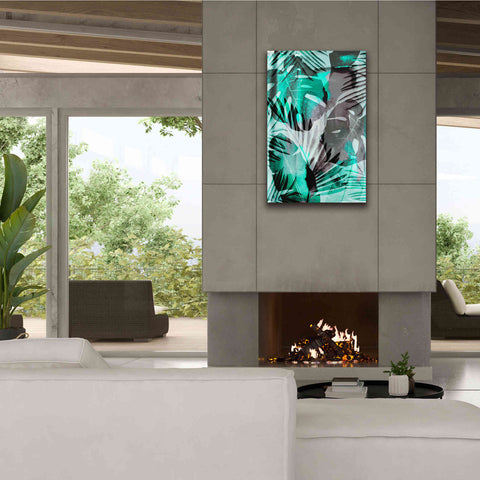 Image of 'Exotic Journey Green' by Andrea Haase Giclee Canvas Wall Art,26 x 40