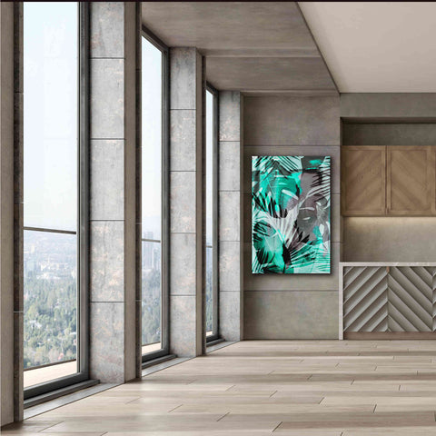 Image of 'Exotic Journey Green' by Andrea Haase Giclee Canvas Wall Art,40 x 60