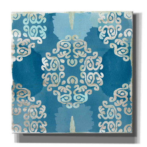 Image of 'Royal Blue Tile III' by Flora Kouta Giclee Canvas Wall Art