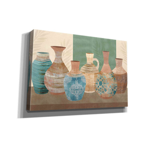 Image of 'Earthenwared Pots IV' by Flora Kouta Giclee Canvas Wall Art