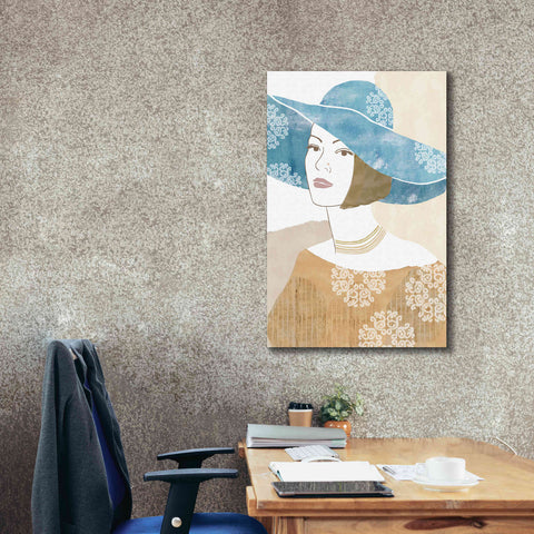 Image of 'Chapeau Boho II' by Flora Kouta Giclee Canvas Wall Art,26 x 40