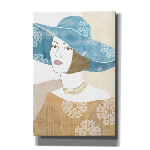 Image of 'Chapeau Boho II' by Flora Kouta Giclee Canvas Wall Art