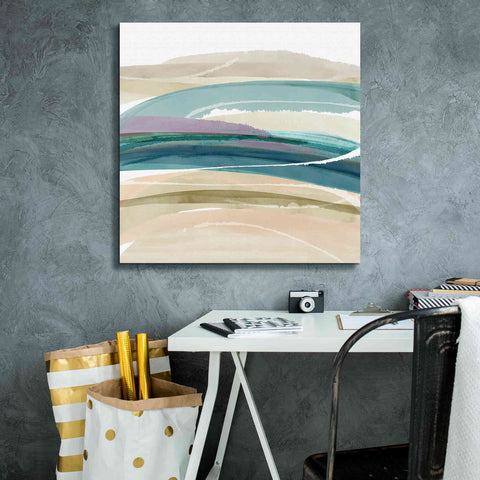 Image of 'Cirrus Flow III' by Flora Kouta Giclee Canvas Wall Art,26 x 26
