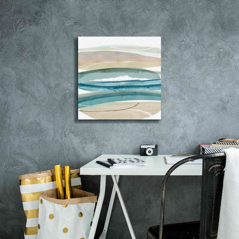 Image of 'Cirrus Flow IV' by Flora Kouta Giclee Canvas Wall Art,18 x 18