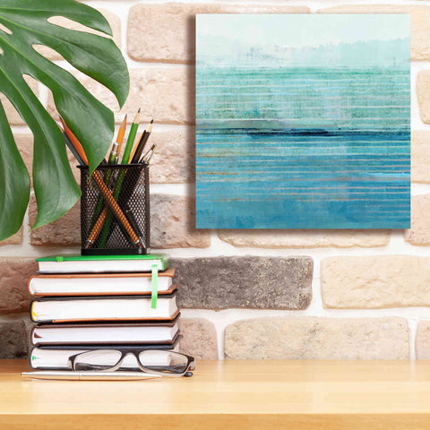 Image of 'Ocean Daydream II' by Flora Kouta Giclee Canvas Wall Art,12 x 12