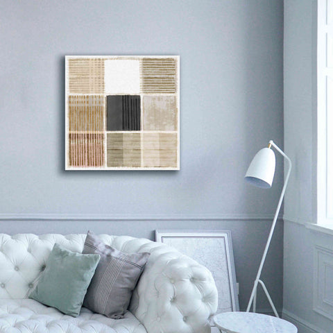 Image of 'Natural Patchwork I' by Flora Kouta Giclee Canvas Wall Art,37 x 37