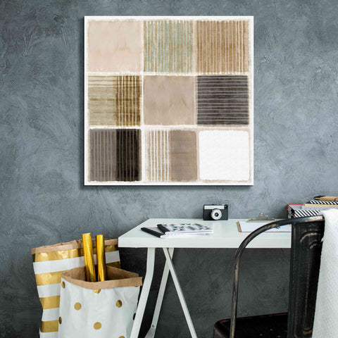 Image of 'Natural Patchwork III' by Flora Kouta Giclee Canvas Wall Art,26 x 26