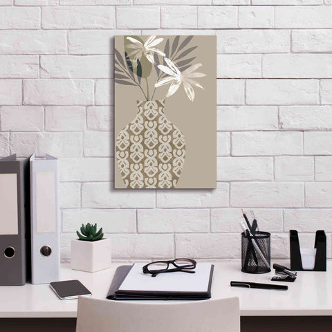 Image of 'Decorative Vase I' by Flora Kouta Giclee Canvas Wall Art,12 x 18