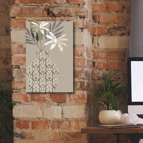 Image of 'Decorative Vase I' by Flora Kouta Giclee Canvas Wall Art,12 x 18
