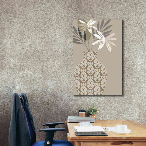 Image of 'Decorative Vase I' by Flora Kouta Giclee Canvas Wall Art,26 x 40