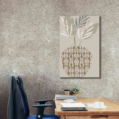 Image of 'Decorative Vase III' by Flora Kouta Giclee Canvas Wall Art,26 x 40