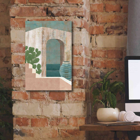 Image of 'Sunbaked Archway III' by Flora Kouta Giclee Canvas Wall Art,12 x 18