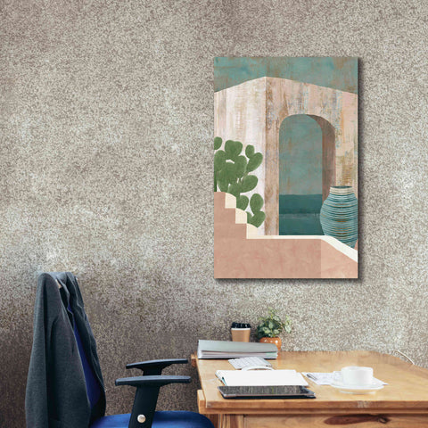 Image of 'Sunbaked Archway III' by Flora Kouta Giclee Canvas Wall Art,26 x 40