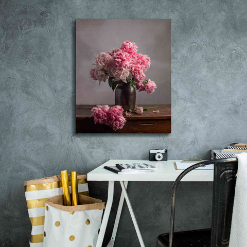 Image of 'Layers Of Pink' by Leah McLean Giclee Canvas Wall Art,20 x 24