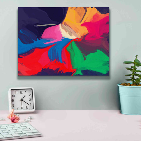 Image of 'Abstract Colorful Flows 1' by Irena Orlov Giclee Canvas Wall Art,16 x 12