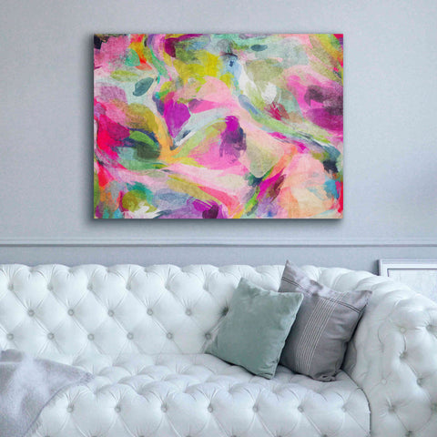 Image of 'Abstract Colorful Flows 3' by Irena Orlov Giclee Canvas Wall Art,54 x 40