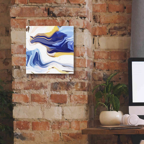 Image of 'Abstract Colorful Flows 16' by Irena Orlov Giclee Canvas Wall Art,12 x 12