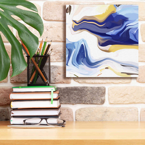 Image of 'Abstract Colorful Flows 16' by Irena Orlov Giclee Canvas Wall Art,12 x 12