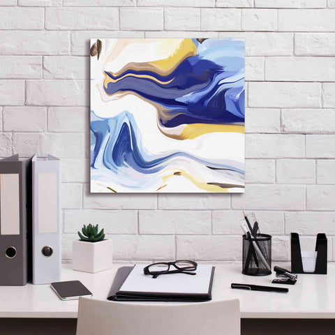 Image of 'Abstract Colorful Flows 16' by Irena Orlov Giclee Canvas Wall Art,18 x 18