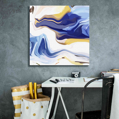 Image of 'Abstract Colorful Flows 16' by Irena Orlov Giclee Canvas Wall Art,26 x 26