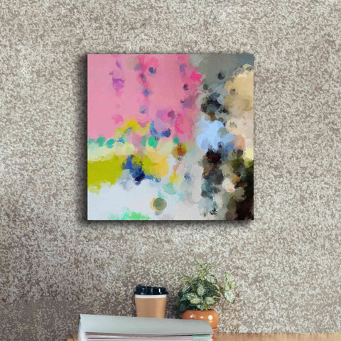 Image of 'Abstract Colorful Flows 20' by Irena Orlov Giclee Canvas Wall Art,18 x 18