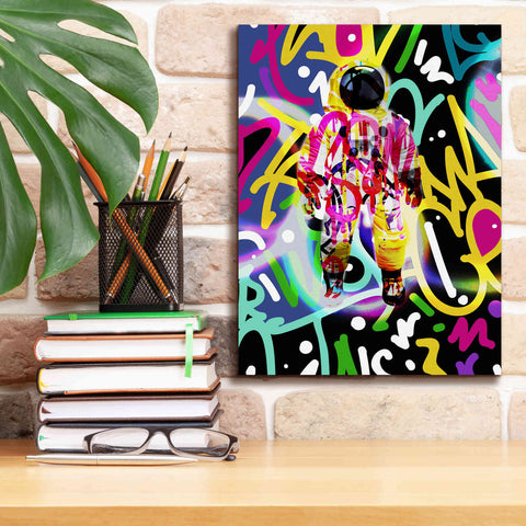 Image of 'Colorful Astronaut Graffiti Art 12' by Irena Orlov Giclee Canvas Wall Art,12 x 16