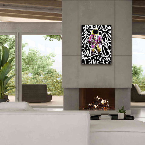 Image of 'Colorful Astronaut Graffiti Art 1' by Irena Orlov Giclee Canvas Wall Art,26 x 34