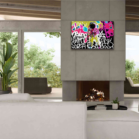Image of 'Astronaut Graffiti Art 5' by Irena Orlov Giclee Canvas Wall Art,40 x 26