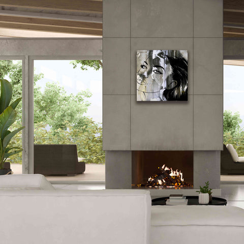 Image of 'Face In The Wall 2' by Karen Smith Giclee Canvas Wall Art,26x26