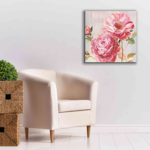 Image of 'Petal Paint 2' by Karen Smith Giclee Canvas Wall Art,26x26