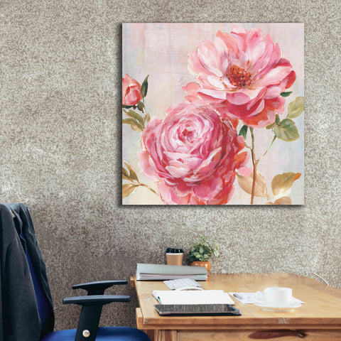 Image of 'Petal Paint 2' by Karen Smith Giclee Canvas Wall Art,37x37