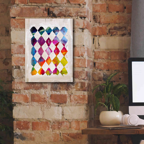 Image of 'Diamond Palette 2' by Karen Smith Giclee Canvas Wall Art,12x16