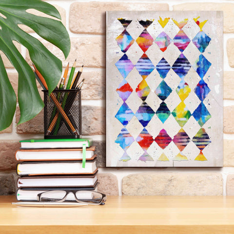 Image of 'Diamond Palette 1' by Karen Smith Giclee Canvas Wall Art,12x16