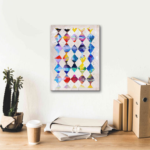 Image of 'Diamond Palette 1' by Karen Smith Giclee Canvas Wall Art,12x16