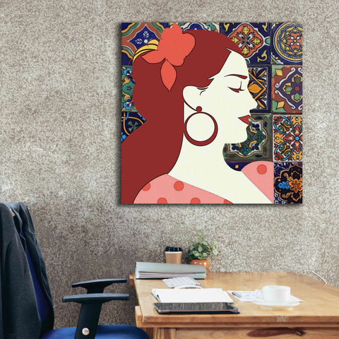 Image of 'Senorita 2' by Karen Smith Giclee Canvas Wall Art,37x37