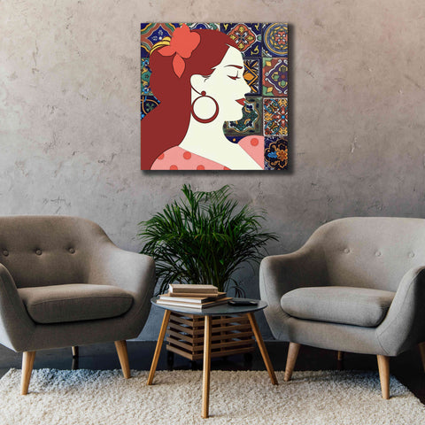 Image of 'Senorita 2' by Karen Smith Giclee Canvas Wall Art,37x37
